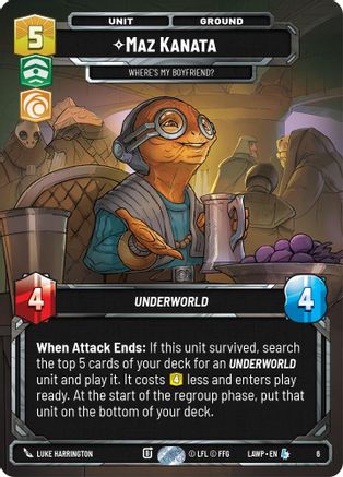 Maz Kanata - Where's My Boyfriend? (6) - A Lawless Time  Weekly Play Promos