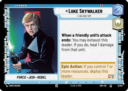 Luke Skywalker - I Can Save Him (5/264) - Ashes of the Empire