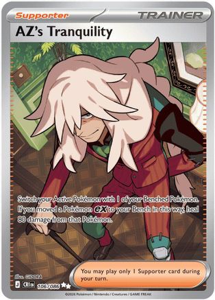 AZ's Tranquility (106/086) - Holofoil ME04 Chaos Rising - Ultra Rare
