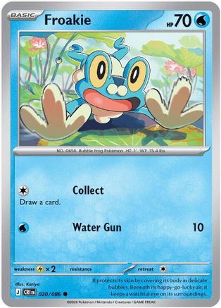 Froakie (020/086) ME04 Chaos Rising - Common