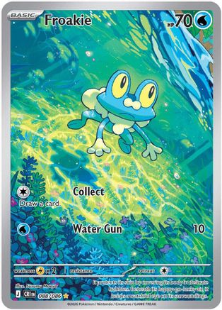 Froakie (088/086) - Holofoil ME04 Chaos Rising - Illustration Rare