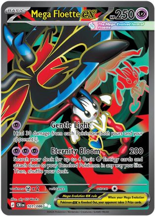 Mega Floette ex (101/086) - Holofoil ME04 Chaos Rising - Ultra Rare