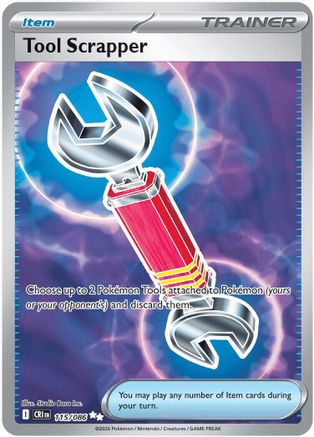 Tool Scrapper (115/null) - Holofoil ME04 Chaos Rising - Ultra Rare