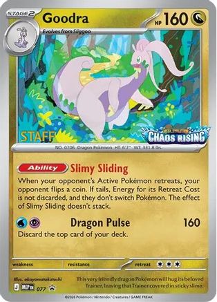 Goodra [Staff] (077/null) - Holofoil ME Mega Evolution Promo - Promo