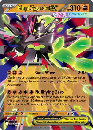 Mega Zygarde ex (071/null) - Holofoil ME Mega Evolution Promo - Promo