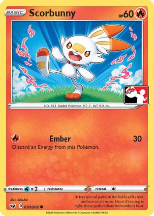 Scorbunny (Library Exclusive) (031/null) - Reverse Holofoil Miscellaneous Cards & Products - Common