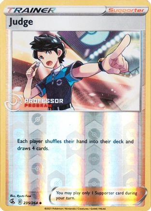 Judge (235/264) - Reverse Holofoil Professor Program Promos - Uncommon