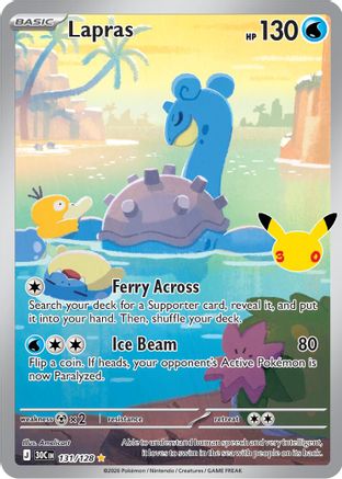 Lapras (131/null) - Holofoil ME 30th Celebration - Illustration Rare
