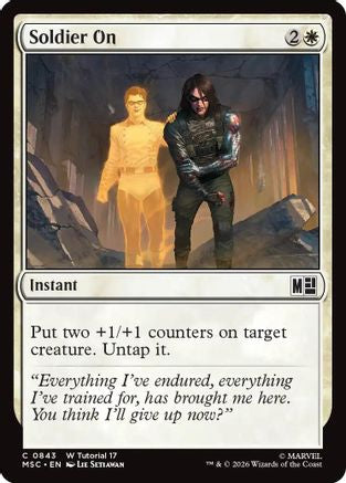 Soldier On (MSC-843) - Commander: Marvel Super Heroes