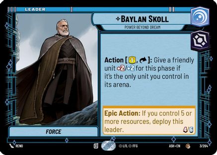 Baylan Skoll - Power Beyond Dream (4/264) - Ashes of the Empire