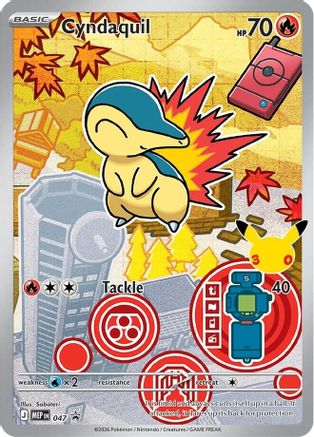 Cyndaquil (047/null) - Holofoil ME Mega Evolution Promo - Promo