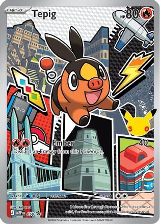 Tepig (050/null) - Holofoil ME Mega Evolution Promo - Promo