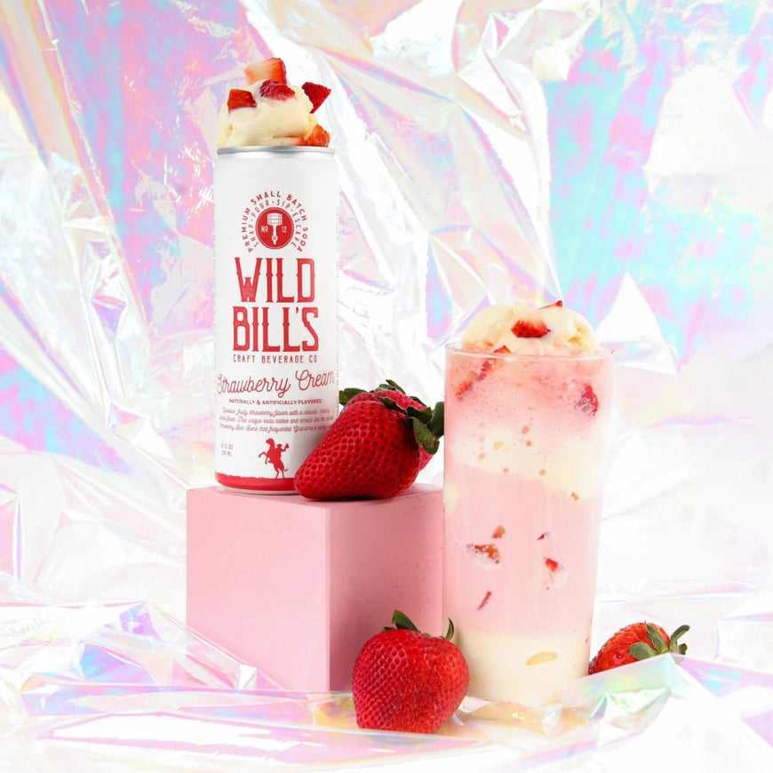 Wild Bill's Craft Soda: Strawberry Cream