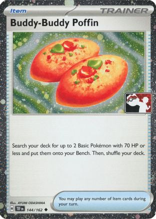 Buddy-Buddy Poffin (Cosmos Holo) (144/162) - Holofoil Prize Pack Series Cards - Uncommon