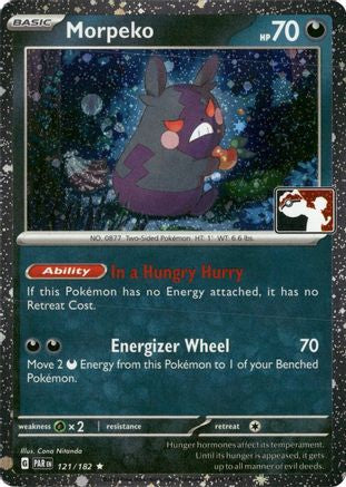 Morpeko (Cosmos Holo) (121/182) - Holofoil Prize Pack Series Cards - Rare