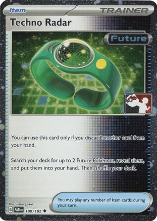 Techno Radar (Cosmos Holo) (180/182) - Holofoil Prize Pack Series Cards - Uncommon