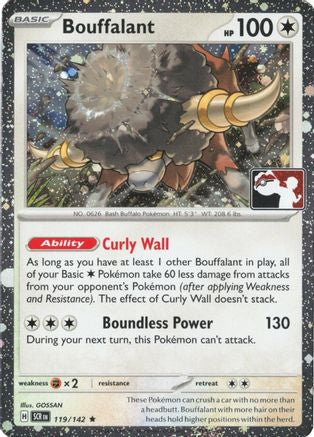 Bouffalant (Cosmos Holo) (119/142) - Holofoil Prize Pack Series Cards - Rare