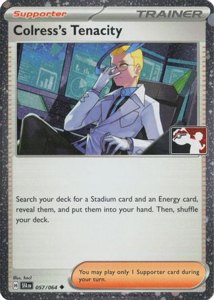 Colress's Tenacity (Cosmos Holo) (057/064) - Holofoil Prize Pack Series Cards - Uncommon