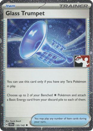 Glass Trumpet (Cosmos Holo) (135/142) - Holofoil Prize Pack Series Cards - Uncommon