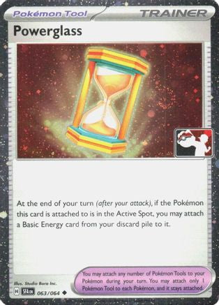 Powerglass (Cosmos Holo) (063/064) - Holofoil Prize Pack Series Cards - Uncommon