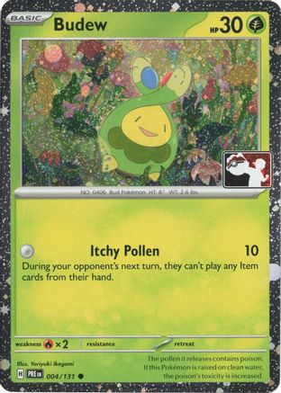 Budew (Cosmos Holo) (004/131) - Holofoil Prize Pack Series Cards - Common