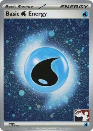 Basic Water Energy MEE (Cosmos Holo) (003/null) - Holofoil Prize Pack Series Cards - Common