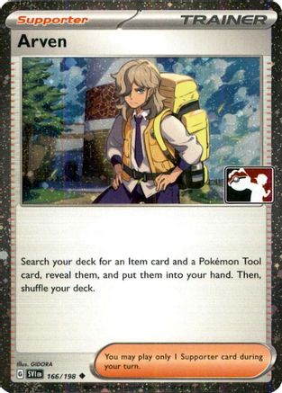 Arven (Cosmos Holo) (166/198) - Holofoil Prize Pack Series Cards - Uncommon