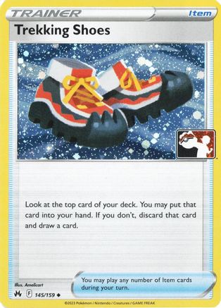Trekking Shoes (Cosmos Holo) (145/159) - Holofoil Prize Pack Series Cards - Uncommon