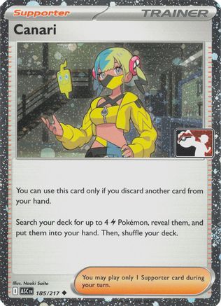 Canari (Cosmos Holo) (185/217) - Holofoil Prize Pack Series Cards - Uncommon