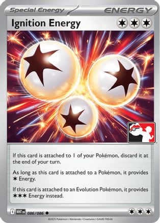 Ignition Energy (Cosmos Holo) (086/086) - Holofoil Prize Pack Series Cards - Uncommon