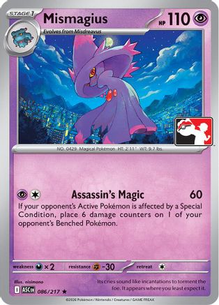Mismagius (086/217) Prize Pack Series Cards - Rare