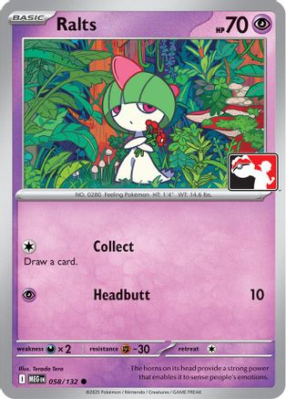 Ralts (058/132) Prize Pack Series Cards - Common