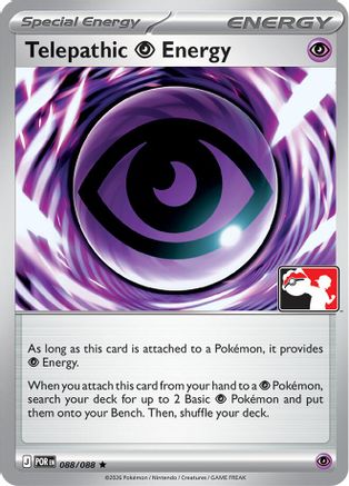 Telepathic Psychic Energy (088/088) Prize Pack Series Cards - Rare