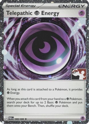 Telepathic Psychic Energy (Cosmos Holo) (088/088) - Holofoil Prize Pack Series Cards - Rare