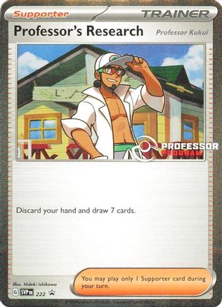 Professor's Research [Professor Kukui] (222) - Holofoil Professor Program Promos - Promo