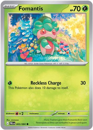 Fomantis (003/084) ME05 Pitch Black - Common