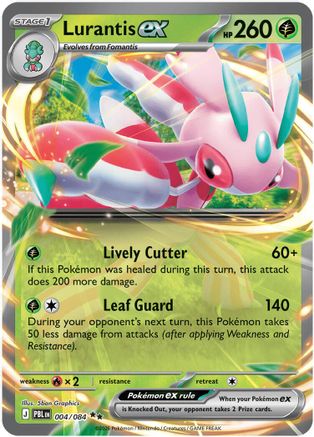 Lurantis ex (004/084) - Holofoil ME05 Pitch Black - Double Rare