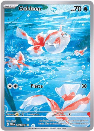 Goldeen (087/084) - Holofoil ME05 Pitch Black - Illustration Rare