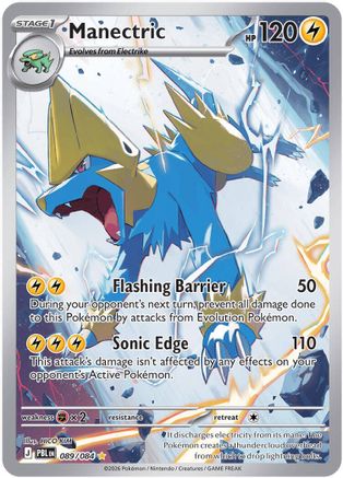 Manectric (089/084) - Holofoil ME05 Pitch Black - Illustration Rare
