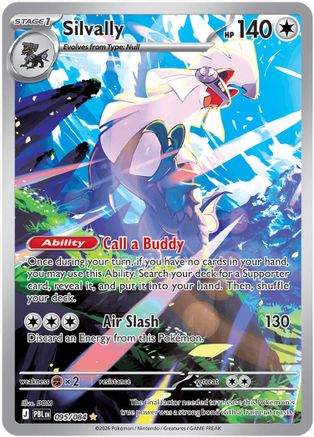 Silvally (095/084) - Holofoil ME05 Pitch Black - Illustration Rare