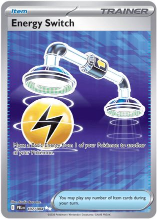 Energy Switch (107/null) - Holofoil ME05 Pitch Black - Ultra Rare
