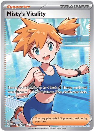 Misty's Vitality (111/084) - Holofoil ME05 Pitch Black - Ultra Rare