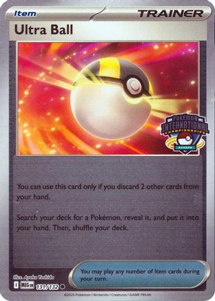 Ultra Ball European International Championship (131/null) - Reverse Holofoil League & Championship Cards - Common