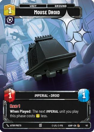Mouse Droid (Foil) (40) - Ashes of the Empire  Weekly Play Promos Foil