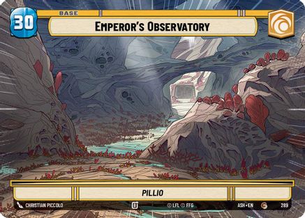 Emperor's Observatory // Mandalorian (Hyperspace) (289 // T04) - Ashes of the Empire