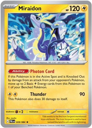 Miraidon (028/084) Deck Exclusives - Rare
