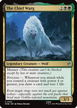 The Chief Warg (HOB-150) - The Hobbit Foil