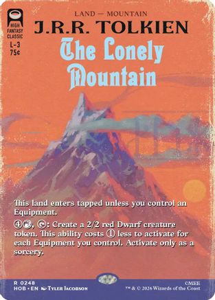 The Lonely Mountain (Borderless) (HOB-248) - The Hobbit
