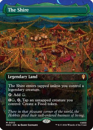 The Shire (Borderless) (HOC-052) - The Hobbit: Eternal-Legal Foil