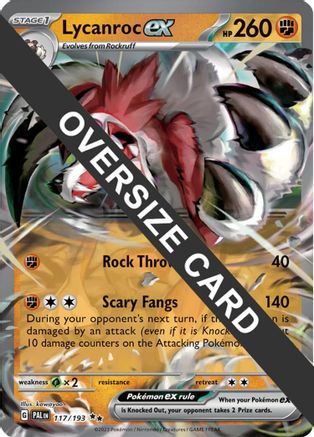 Lycanroc ex (117/null) - Holofoil Jumbo Cards - Double Rare